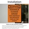 Signmission Sidewalk Closed Ahead Use Sidewalk OSHA Warning Sign, Vinyl Decal, 7in W x 10in L, 2PK OS-2PACK-WS-D-710-V-13528 - alternate 2